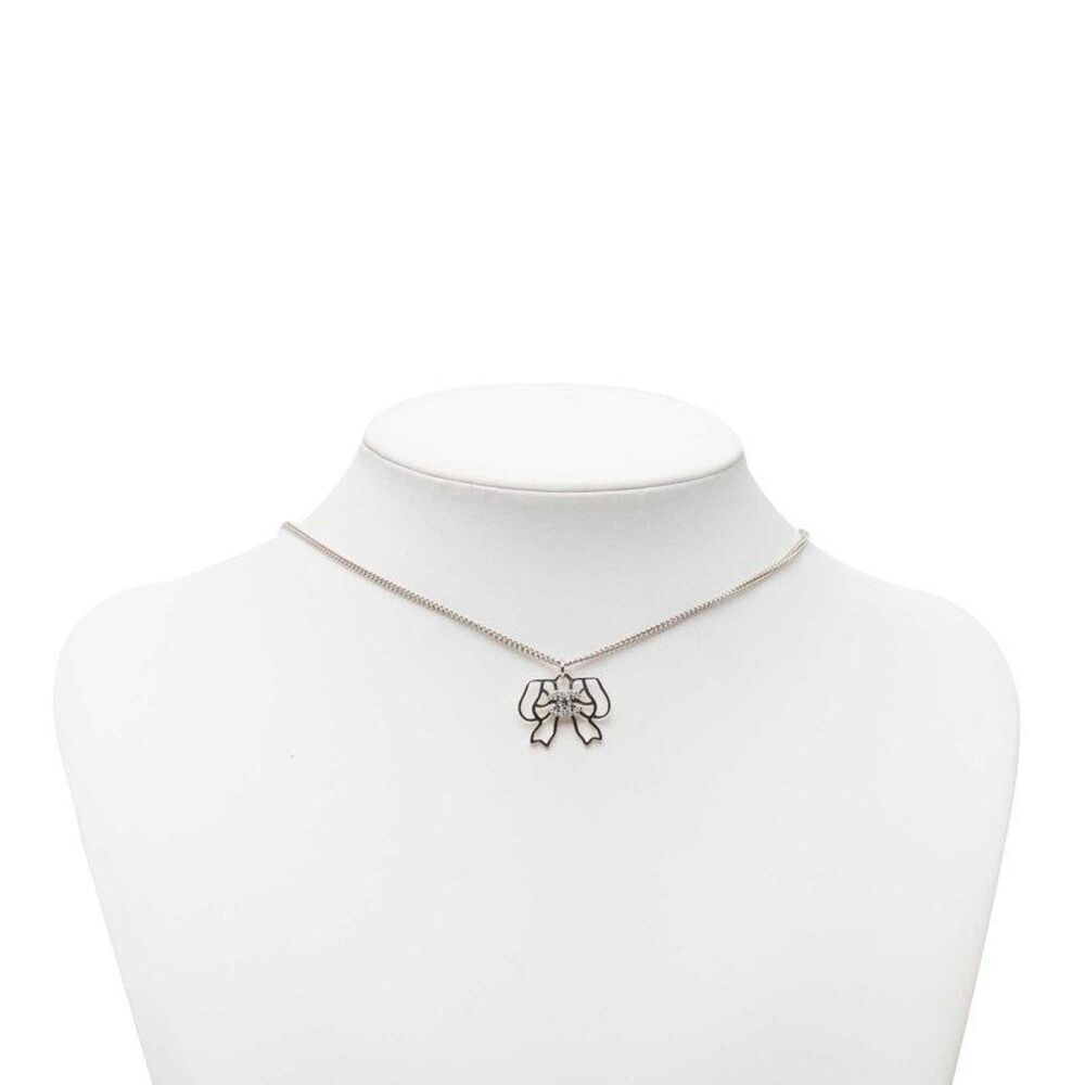 Chanel Coco Mark Ribbon Necklace - Picture 6 of 6